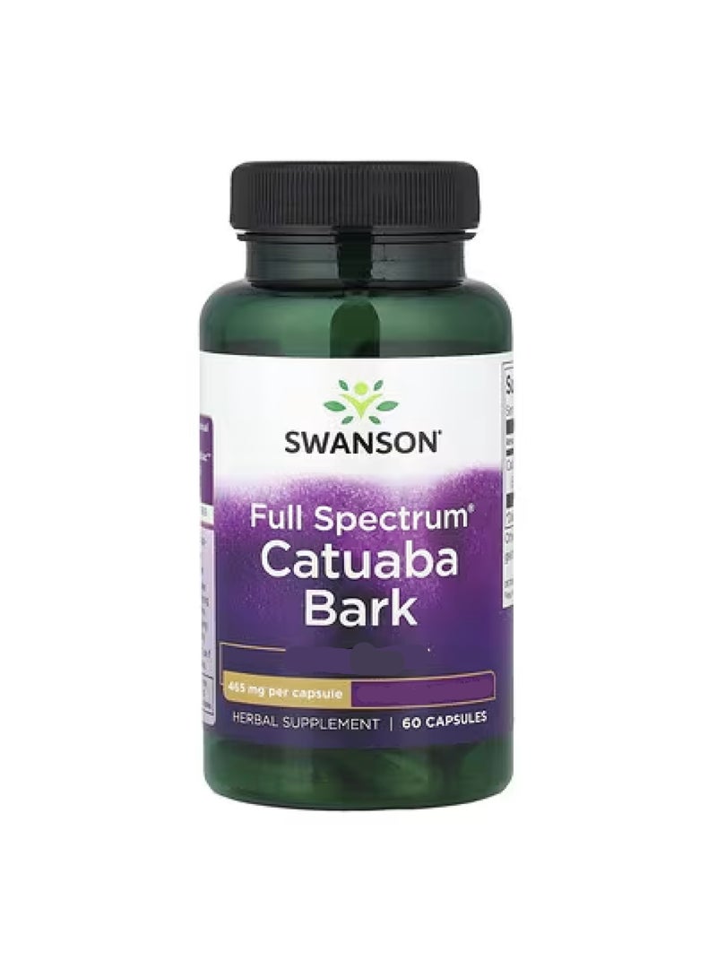 لحاء كاتوابا كامل الطيف ، 465 ملجم ، 60 كبسولة